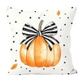 thumbnail image 2 of Halloween Pillow Cover 18x18 Inch Vintage Spooky Fall Festive Throw Pillow Case Soft Decorative Cushion Cover with Hidden Zipper,for Home Couch Bed Indoor Outdoor, 2 of 7