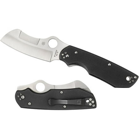 Spyderco Jason Breeden Rescue G-10 Plainedge Knife, Black