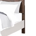 thumbnail image 5 of Benzara Molded Eastern King Headboard with Herringbone Pattern, Dark Brown, 5 of 7