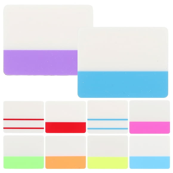 10 libros Padres de notas translúcidas almohadillas de memo portátil