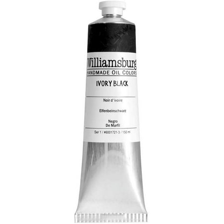 UPC: 0877463002571 | Williamsburg Handmade Oil Color – Ivory Black 150 ml