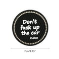 thumbnail image 2 of 2Pcs Universal Vehicle Bling Cup Holder Insert Coaster Silicone Anti Slip Crystal Rhinestone Car Coaster Car Interior Accessories, 2 of 8