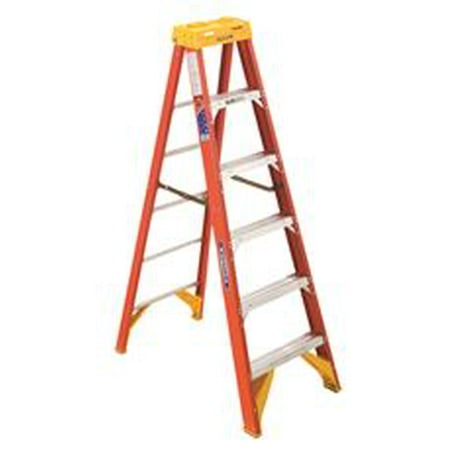 Werner Type Ia Pro Grade Fiberglass Step Ladder, 6'