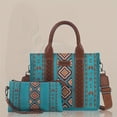 thumbnail image 1 of JUNWELL Ensemble de 2 Pcs Sac Cartable à Poignée Supérieure d'Inspiration Vintage - Sac à Bandoulière Rétro Bohème pour Femmes avec Design Classique, Tissu Doux et Intérieur Spacieux - Parfait pour un Usage Quotidien, 1 of 6