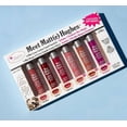 thumbnail image 2 of Set de 6 minilápices labiales líquidos de larga duración TheBalm Meet Matte Hughes, 2 of 4