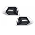 thumbnail image 1 of Juego de 2 piezas adecuado para Audi Q3 2019-2022 ABS parachoques delantero rejilla antiniebla cubierta -, 1 of 2