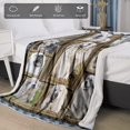 thumbnail image 2 of Great Pyrenees Dog Blanket, Dog Gifts for Dog Lover, Soft Cozy Lightweight Warm Flannel Blankets and Throws for Sofa Living Room Decor, 60" x 80", 2 of 6