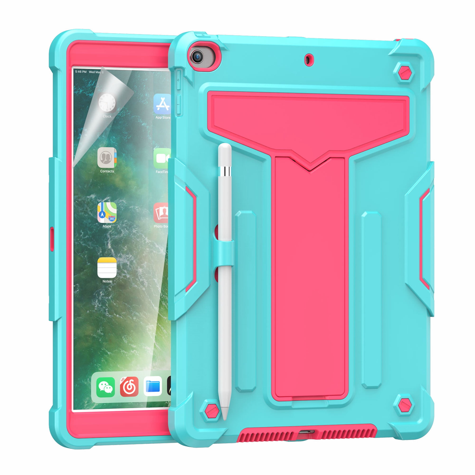 Dteck Screen Protector Case for Apple iPad 8th Generation 10.2" (2020