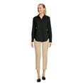 thumbnail image 5 of Time and Tru Women's Long Sleeve Button Down Shirt, 5 of 8