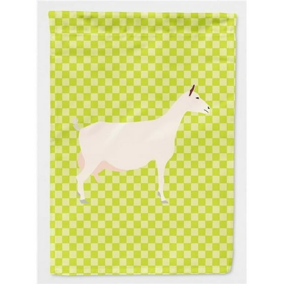 Saanen Goat Green Flag Canvas House