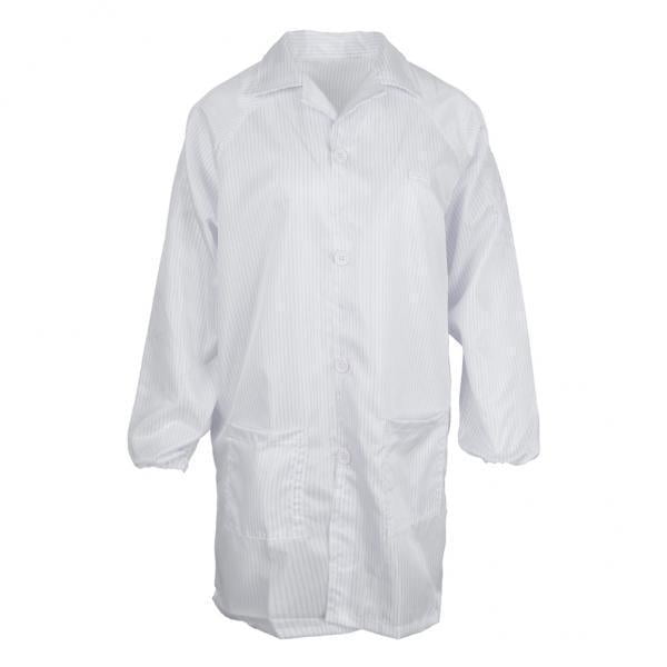 2x Chaqueta de Laboratorio Premium Antiestática Segura para ESD Unisex Ropa de para proteger - XXL , Tal Se Describe Sharpla Bata de laboratorio antiestática