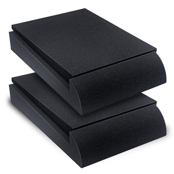 Liquid Stands Studio Monitor Sound Isolation Pads for Speakers 5" High-Density Speaker Foam Pads That Prevents Vibrations Angled Speaker Ri