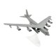 thumbnail image 1 of Maqueta de avión a escala 1:200 de metal fundido con base de exhibición. Modelo de avión para mueble de TV, cafetería, oficina, dormitorio o, 1 of 9