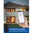 thumbnail image 3 of ELEGRP Smart Light Switch Single Pole, 2.4GHz Wi-Fi Light Switch Compatible with Alexa & Google Assistant, Neutral Wire Required, APP Control, UL Certified, Black 1 PC, 3 of 7