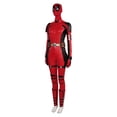 thumbnail image 4 of Disfraz de Ladypool de fantasía para mujer, disfraz de Deadpool, disfraz de superhéroe, mono femenino, máscara Zentai, traje de Halloween, 4 of 5