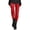 Red, variant on Women'S Mardi Print Butt Lifting Leggings, Casual Tight Pants For Women, Fleece Lined Thermal Yoga Leggings
