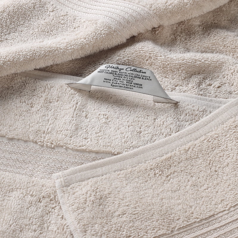Superior Egyptian Cotton Absorbent Stone Hand Towel Set of 8