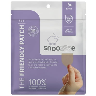 The Friendly Patch Snoozzze, Melatonin Sleep Patch, 28 Patches