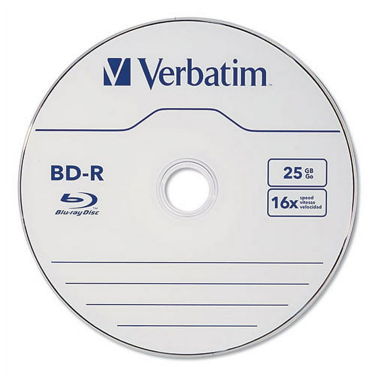 Bd-R Blu-Ray Disc, 25 Gb, 16x, White, 10/pack | Bundle of 2