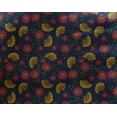 thumbnail image 4 of oneOone Tissu Viscose Georgette Feuilles & Floral Imprimé au Mètre 42 Pouces de Large, 4 of 4