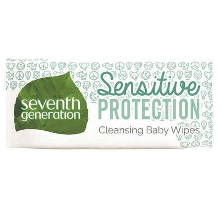 Seventh Generation Baby Wipes, Free & Clear, 64ct