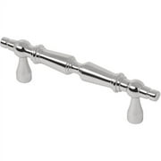 Traditional Minaret Pull - Polished Chrome - 3"