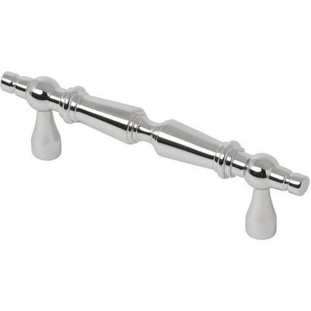 Traditional Minaret Pull - Polished Chrome - 3"