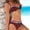 Red, variant on Bikini Sets for Women Flattering Bikini Retro Vintage Two Piece Bikini Full Coverage Swimsuit Push up Bikini Bikini String Teens Swimsuits 2 Piece V Neck 2 Piece Bikini
