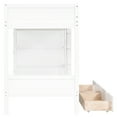 thumbnail image 6 of White Twin Over Bunk Bed With Multi-layer Cabinet & 2 Drawers - Maximize Space, Framework Space Saving Solution, Build, 6 of 6