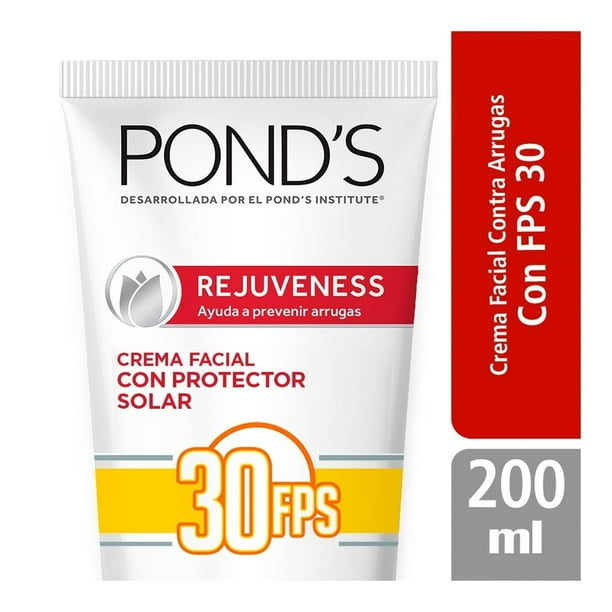 Crema facial anti-arrugas Pond's Rejuveness con protector solar 30 fps ...