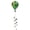 Green, variant on Dynamic Visual Rotating Hot Air Balloon Wind Spinner Suitable for Outdoor Decoration Creates Motion with Gentle Breezes