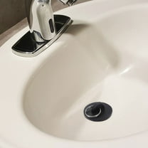 BESTOYARD 5Pcs Rubber Bathtub Sink Drain Plugs Black Leak Resistant for Bathroom and Kitchen