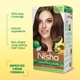 thumbnail image 5 of (2 pack) Nisha Creme Hair Color | Permanent Long Lasting Blonde Hair Dye Color Kit | Chocolate Blonde | 5.07 Oz, 5 of 11