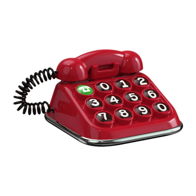 Tablero de número de teléfono de coche creativo genérico Decoración de automóvil Teléfono utilitario Rojo