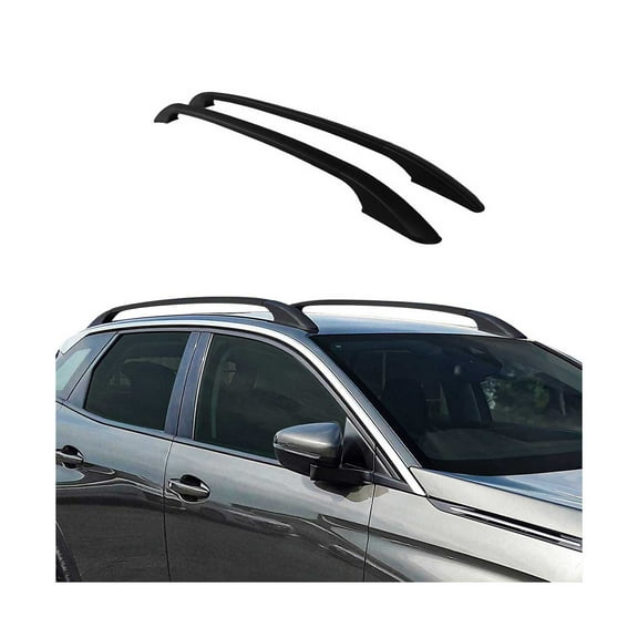 OMAC Roof Rack Side Rails for Ford Escape 2013-2019 Black Aluminium 2Pcs