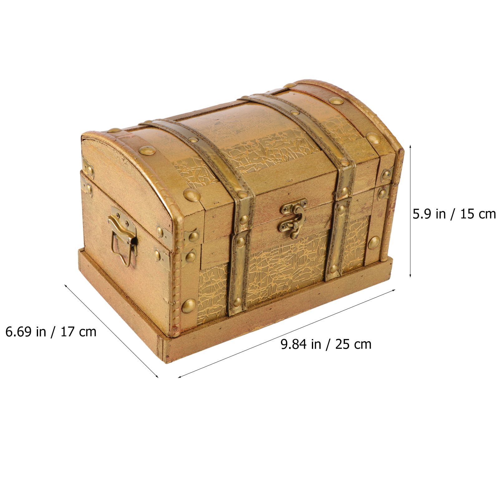  THY COLLECTIBLES Vintage Wooden Embossed Flower Pattern Jewelry Treasure  Box Storage Organizer Trinket Keepsake Chest Pack of 3 : Clothing, Shoes &  Jewelry