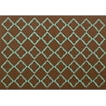 thumbnail image 1 of Ahgly Company Machine Washable Indoor Rectangle Trellis Turquoise Blue Modern Area Rugs, 5' x 7', 1 of 4