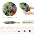 thumbnail image 2 of BZSMCE Mats for Pots,Pans Place Green Frog Simple Style Pattern Pot Mats, 2 of 6