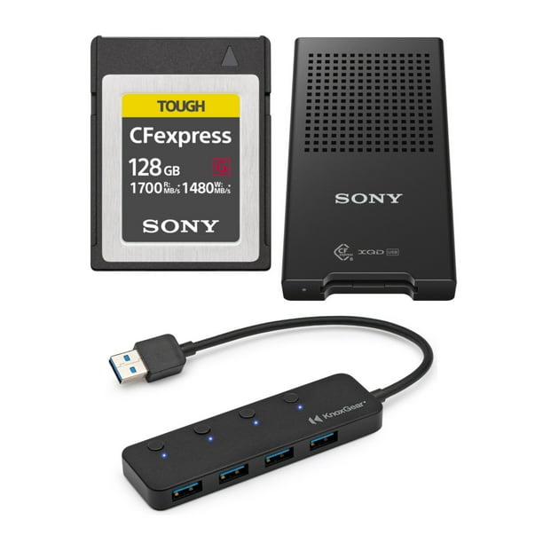 Cfexpress Type B Sony 480GB TOUGH Memory Card Bundle With MRW-G1