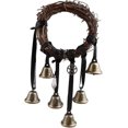 thumbnail image 1 of Witch Bells, Protection Door Hanger Metal Wind Chimes Handmade Magic Witch Rattan Bells, 1 of 5