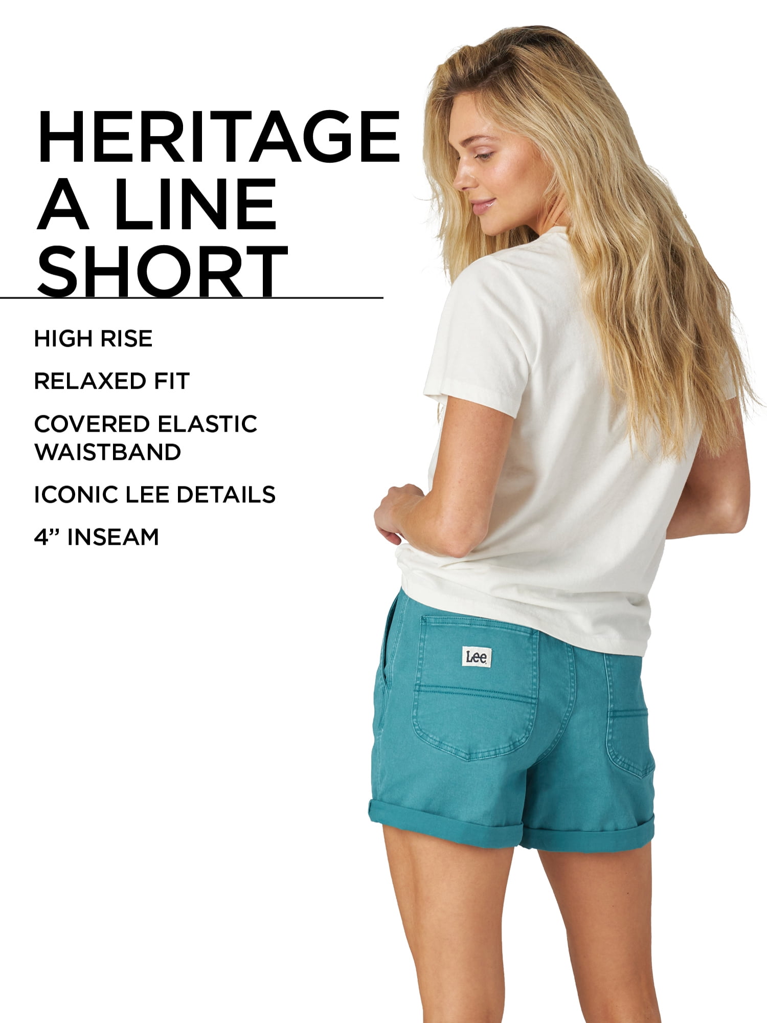 Lee Heritage Women's High Rise A-Line Short