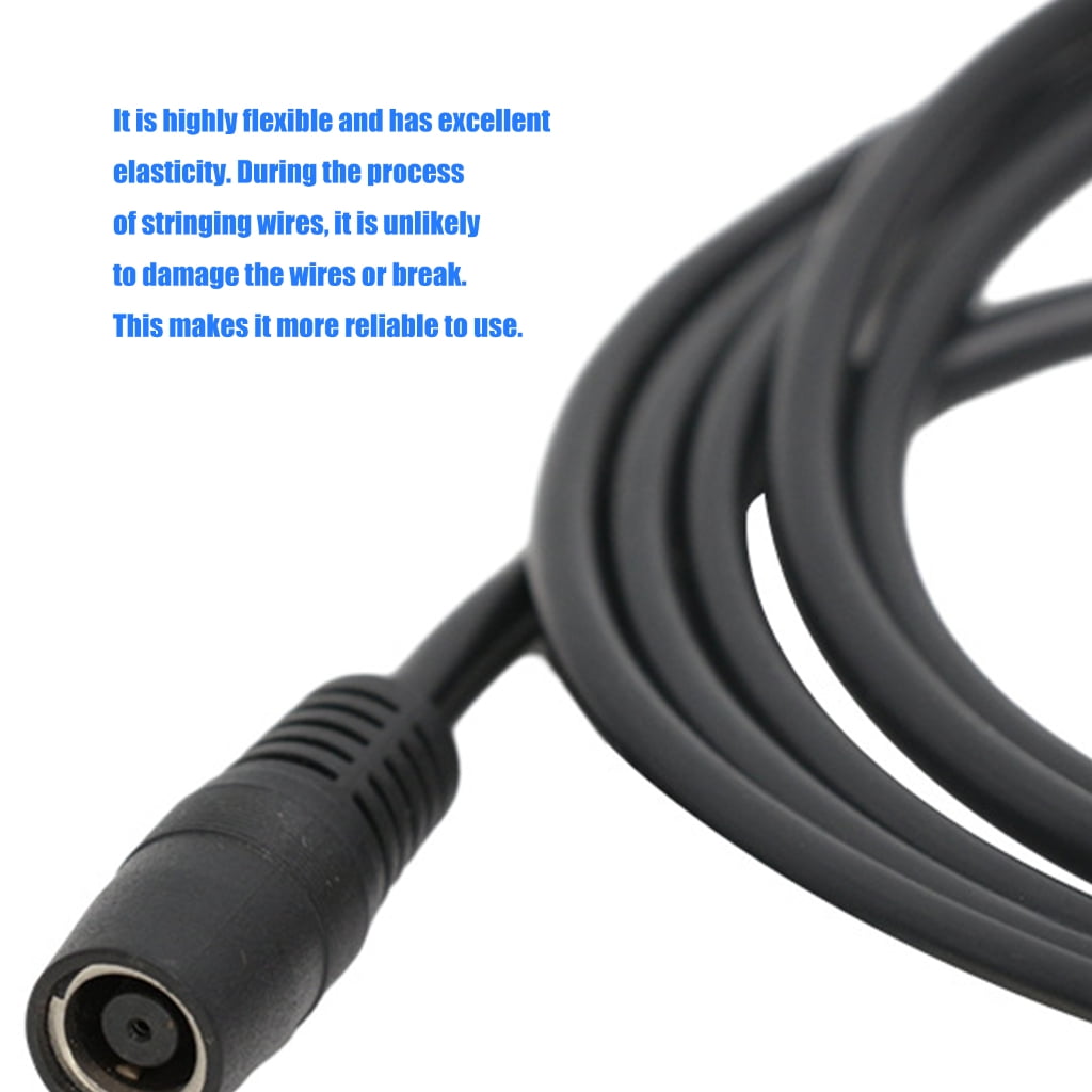 Bend Solar Charging Cable DC7909 Female to 60 DC5521+DC5525+DC6530 Power Cable for Frequent Use Longevity