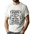 thumbnail image 1 of Pappy Meilleur T-Shirt Graphique No.1, Col Rond Décontracté, Tee-Shirt en Polyester Légèrement Extensible, Coupe Régulière, avec Design Imprimé pour Adultes, Haut en Tissu Tricoté d'Été, 1 of 8