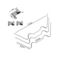 thumbnail image 5 of 100pcs en Acier Inoxydable Serre Verre Clips Serre W Fil Clips Vitrage Z Type Clips, 5 of 5
