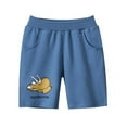 thumbnail image 2 of Kkkded Boys Shorts for Kids Toddler Cotton Summer Shorts Pants Elastic Casual Five Sweatpants Shorts Cute Dinosaur with Pockets Cartoon Active Athletic Shorts for 1-8Y, 2 of 7