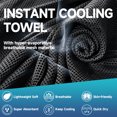 thumbnail image 5 of YUNOVA 4-Pack Cooling Towels for Neck, Instant Chill Microfiber Ice Towels Reusable - Super Absorbent Breathable Workout Towel for Yoga, Gym, Running, Hiking, Golf & Outdoor Sports, 5 of 6