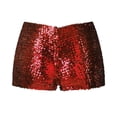 thumbnail image 6 of WAYUTE Women's Shorts New Sequins Beads Ds Performance Dress Performance Dress Set Shorts, 6 of 8