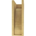 thumbnail image 4 of 6"W x 12"D x 18"H Classic Moab Rough Cedar Woodgrain TimberThane Corbel, Primed Tan, 4 of 6