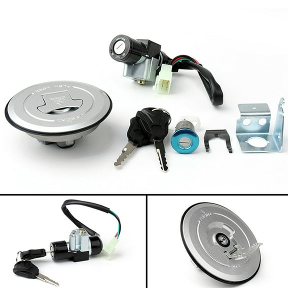 Ignition Switch Fuel Gas Cap Keys Lock Set For Honda GROM125 2014-2015 US STOCK