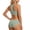 Green, variant on Women's Ice Silk Seamless No Show Briefs, Breathable Soft Workout Underwear